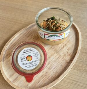 Brandade d'églefin*, patate douce & graines de courges x6