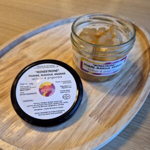 Minestrone pomme, mangue, ananas, séchuan & gingembre x11