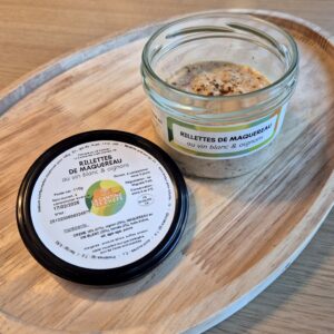 Rillettes de maquereau au vin blanc & oignons x11