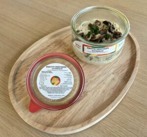 Risotto végétarien au parmesan & persillade de champignons x6