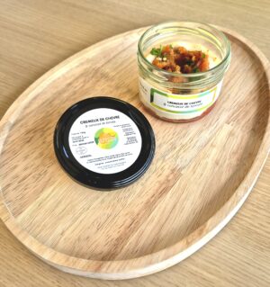 Crémeux de chèvre & concassé de tomate x11