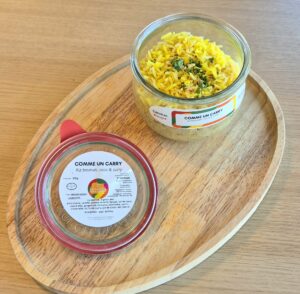 Comme un carry, riz basmati, coco & curry x6 (recette végétarienne)